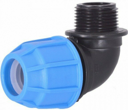 Koleno naPE potrubie 40 x 2 Vonkaj zvit